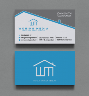 Business Card Design by chandrayaan.creative for Woning Media | Design: #8767460