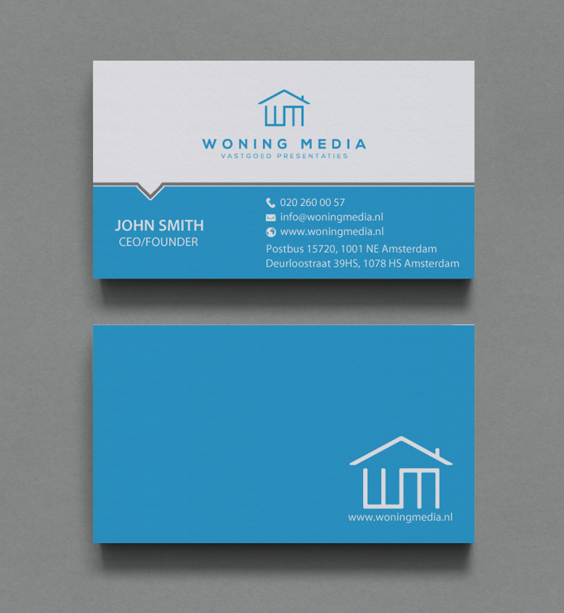 Business Card Design by chandrayaan.creative for Woning Media | Design #8767462
