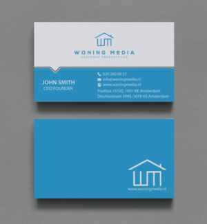 Business Card Design by chandrayaan.creative for Woning Media | Design: #8767462