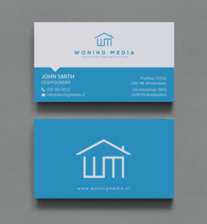 Business Card Design by chandrayaan.creative for Woning Media | Design: #8767465