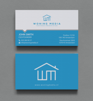 Business Card Design by chandrayaan.creative for Woning Media | Design: #8767467