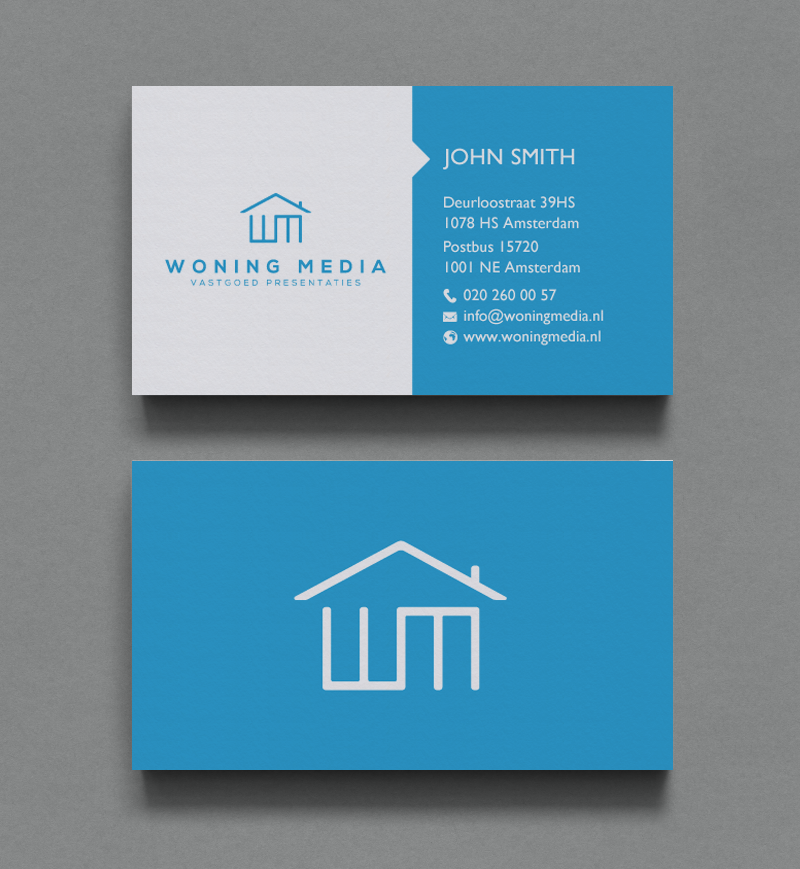 Diseño de Tarjeta de Presentación por chandrayaan.creative para Woning Media | Diseño #9215577