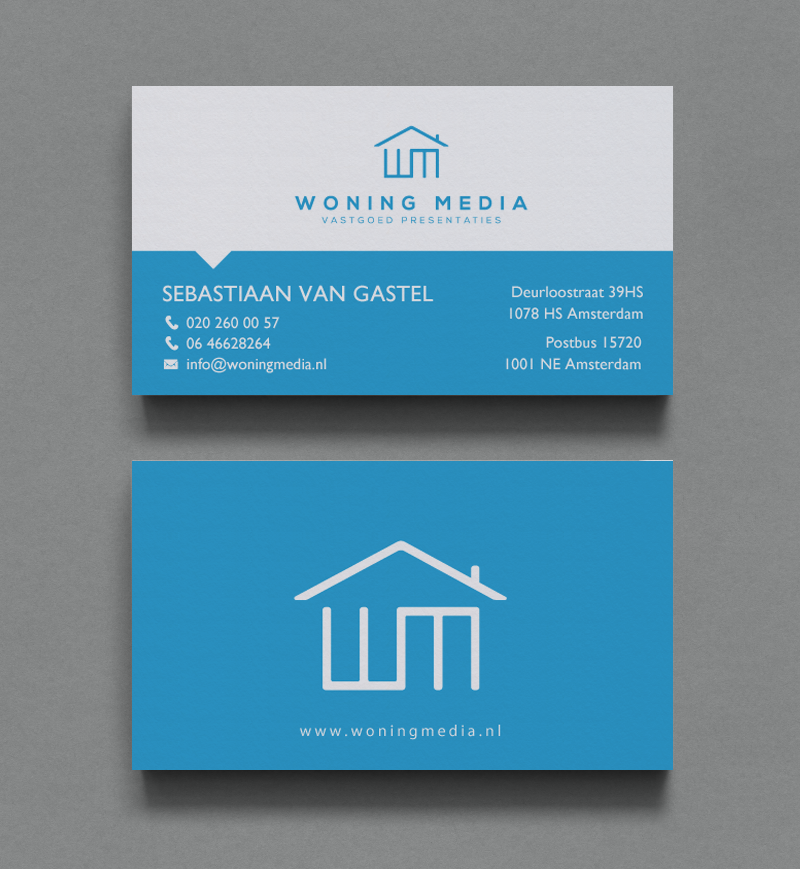 Business Card Design by chandrayaan.creative for Woning Media | Design #9337984