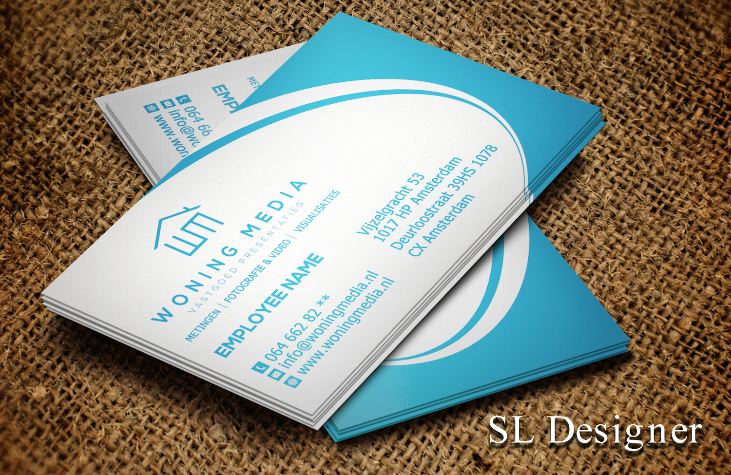 Business Card Design by SL Designer for Woning Media | Design #8521621