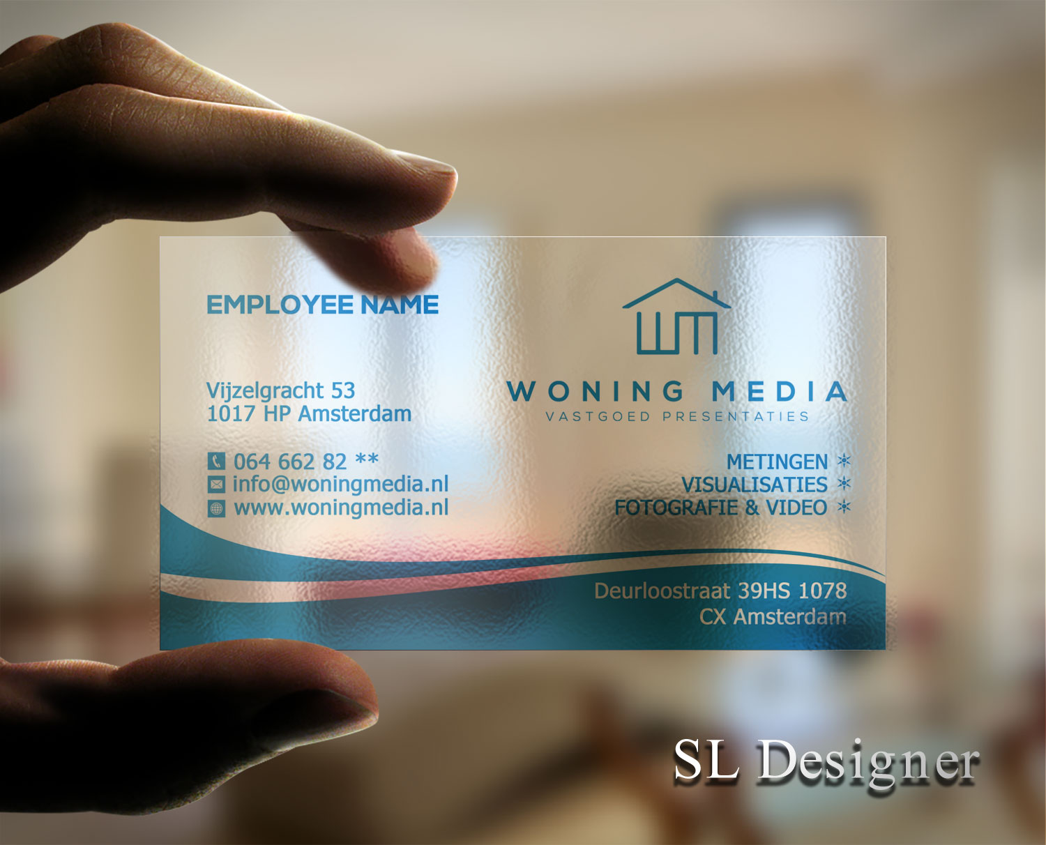 Business Card Design by SL Designer for Woning Media | Design #8521625