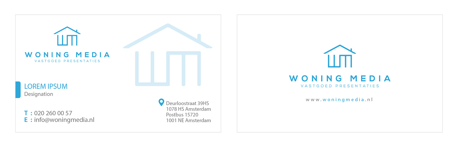 Business Card Design by Coneagles for Woning Media | Design #9181975