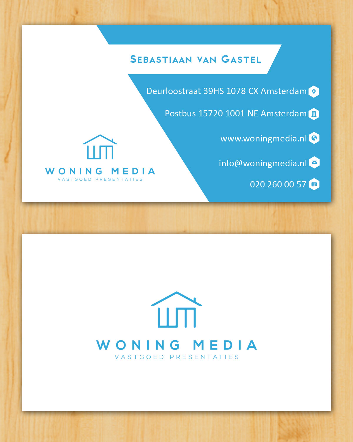 Business Card Design by kishore.emply for Woning Media | Design #9170267