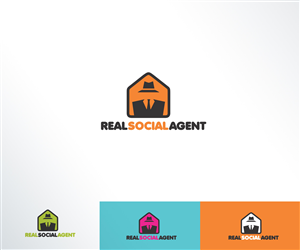 Real social agent | Logo Design by mrSergio