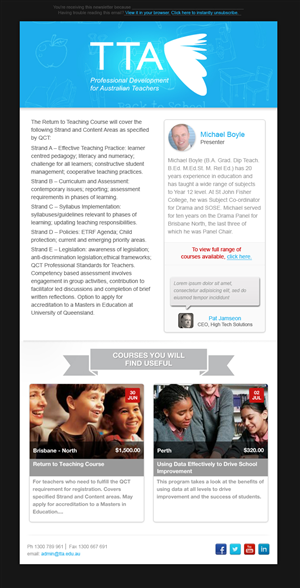 Newsletter Design by nisarzenith