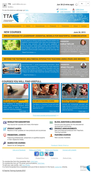 Newsletter-Design von Jay für TTA | Design #2010614