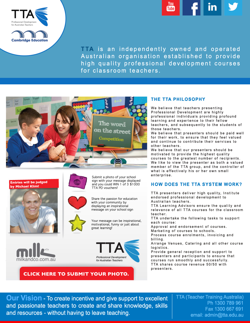 Newsletter Design by MAS for TTA | Design #2010042