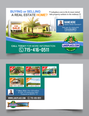 Postcard Design by MDesigns ™ for Lakeplace.com | Design: #9166887