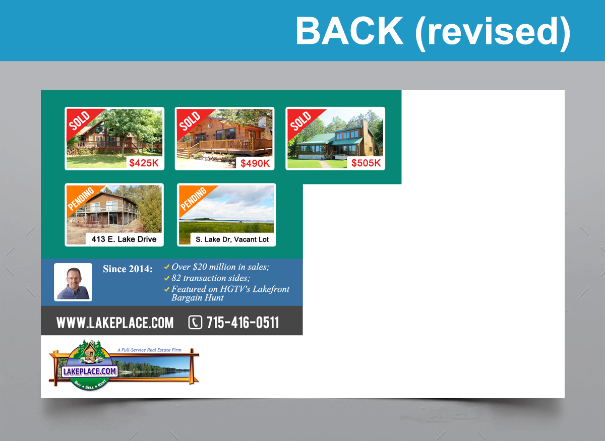 Postkarten-Design von MDesigns ™ für Lakeplace.com | Design #9170225