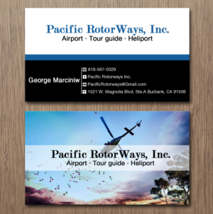 Business Card Design by Lanka Ama for Pacific RotorWays, Inc. | Design: #8530064