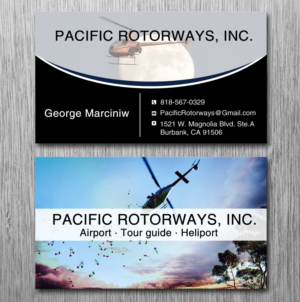 Business Card Design by Lanka Ama for Pacific RotorWays, Inc. | Design: #8530073