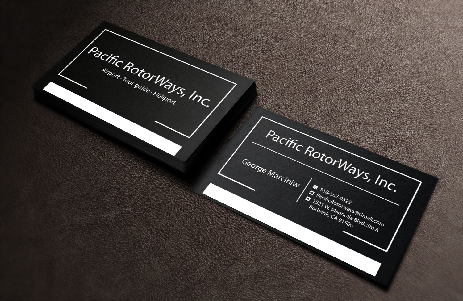 Business Card Design by Lanka Ama for Pacific RotorWays, Inc. | Design #8530076