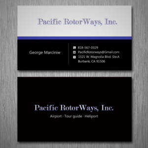 Business Card Design by Lanka Ama for Pacific RotorWays, Inc. | Design: #8530092