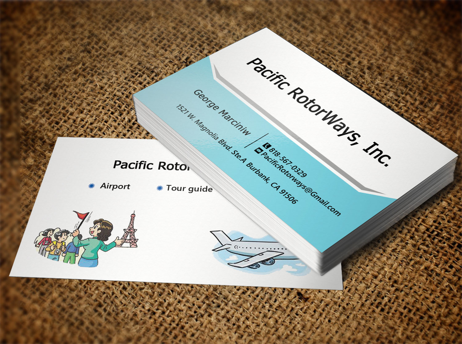 Business Card Design by Lanka Ama for Pacific RotorWays, Inc. | Design #8530103