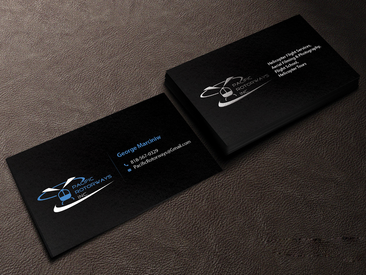 Business Card Design by Creations Box 2015 for Pacific RotorWays, Inc. | Design #8765515