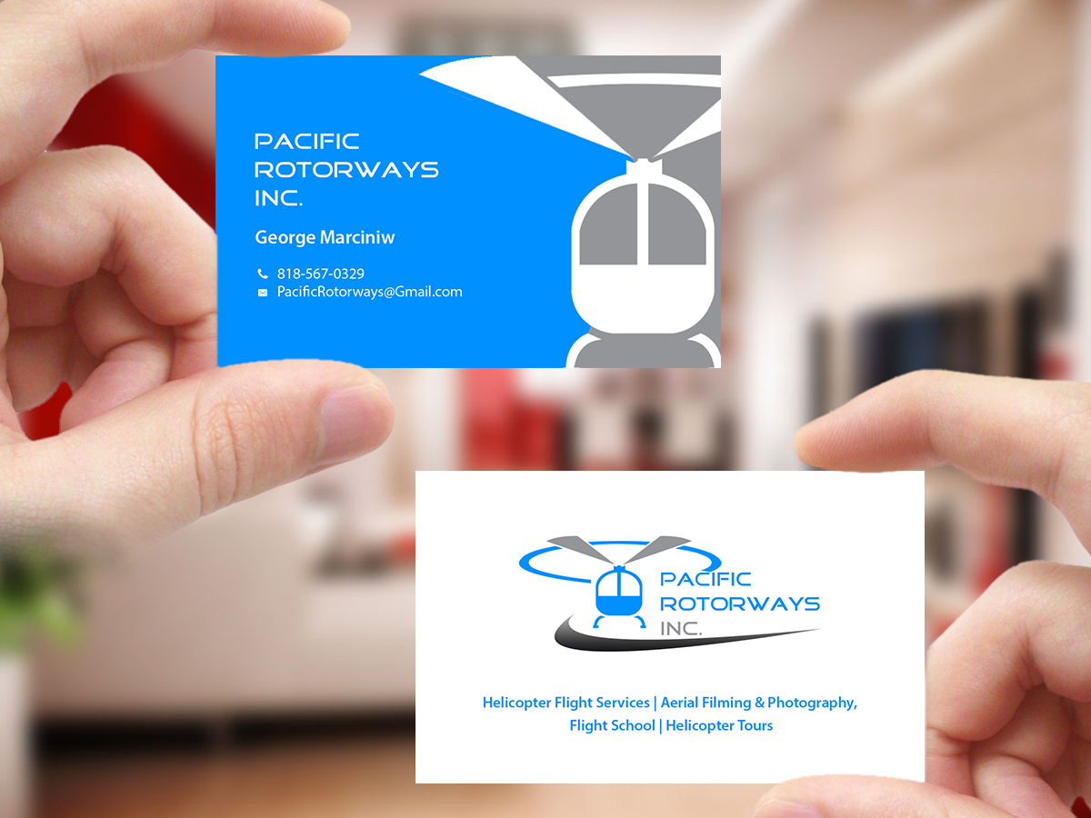 Business Card Design by Creations Box 2015 for Pacific RotorWays, Inc. | Design #8765520