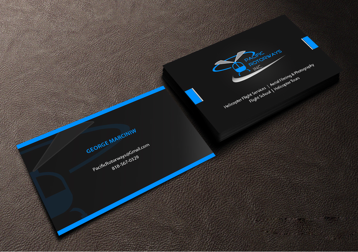 Business Card Design by Creations Box 2015 for Pacific RotorWays, Inc. | Design #8765527