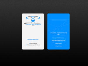 Business Card Design by Creations Box 2015 for Pacific RotorWays, Inc. | Design: #8765532