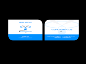 Business Card Design by Creations Box 2015 for Pacific RotorWays, Inc. | Design: #8765537