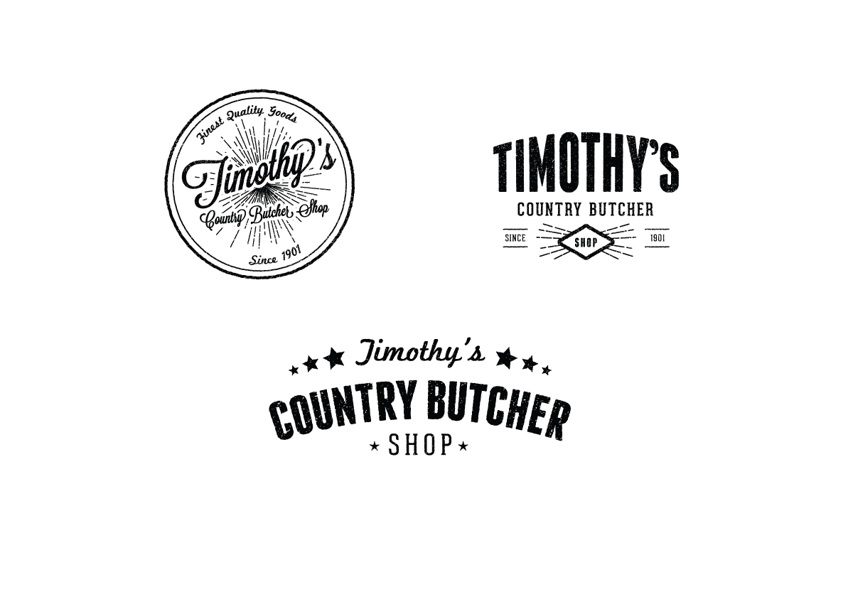Logo Design by Amanda for Timothy's Country Butcher Shop | Design #8783433