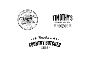 Logo Design by Amanda for Timothy's Country Butcher Shop | Design: #8783433