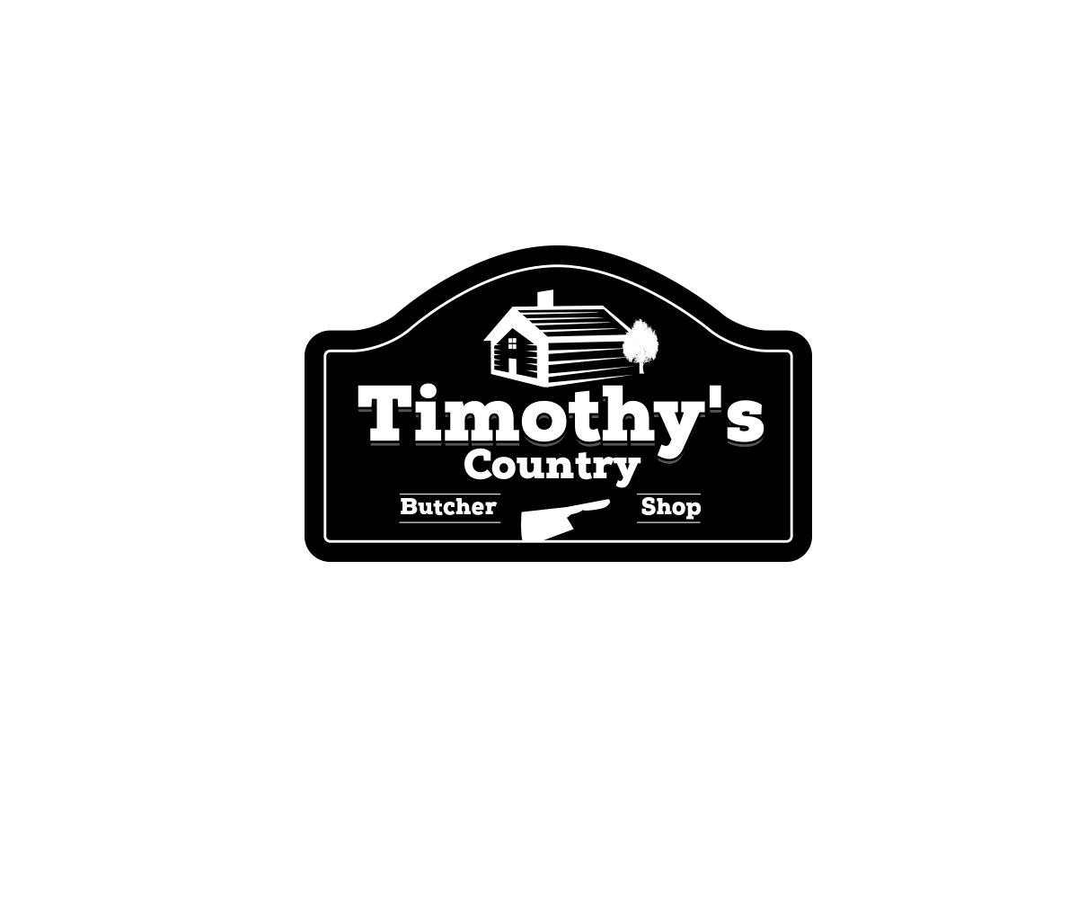 Logo Design by Maher Sh for Timothy's Country Butcher Shop | Design #8526820