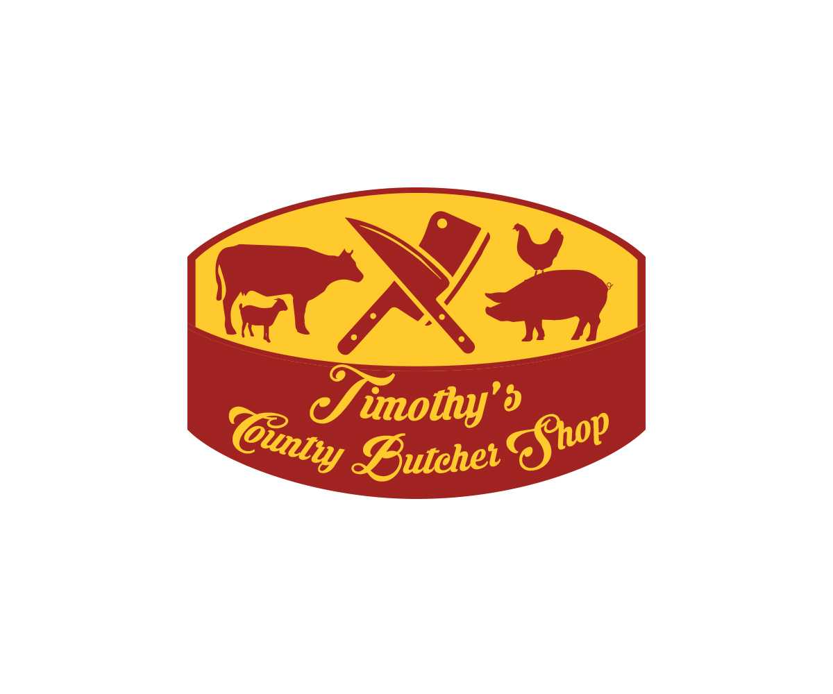 Logo Design by KreativeDesk for Timothy's Country Butcher Shop | Design #9177730