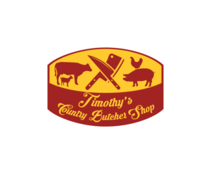 Logo Design by KreativeDesk for Timothy's Country Butcher Shop | Design: #9177730