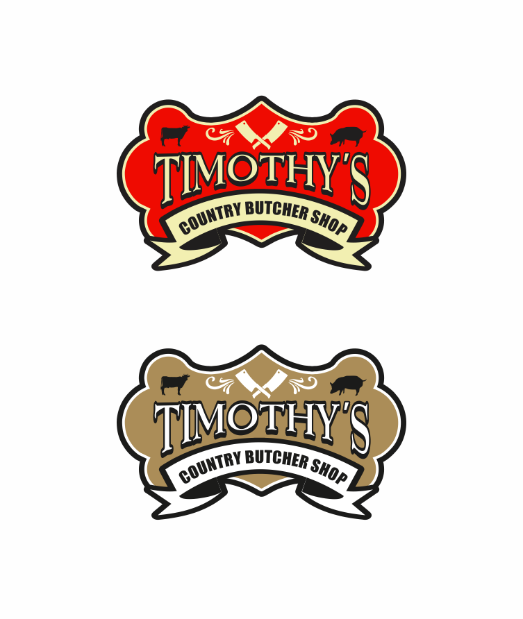 Logo Design by pa2pat for Timothy's Country Butcher Shop | Design #8526628