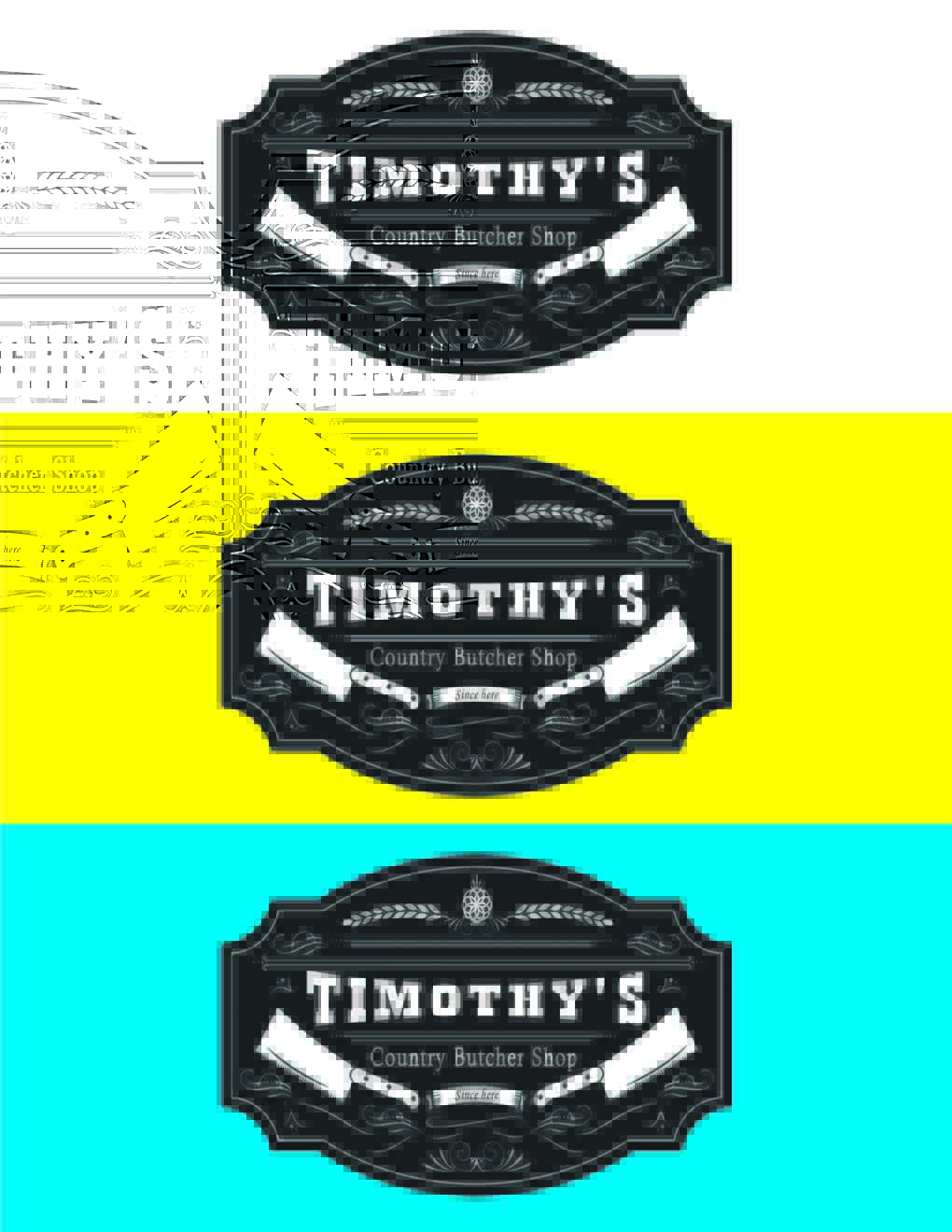 Logo Design by ARtKISTA for Timothy's Country Butcher Shop | Design #9180641