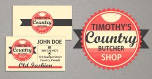 Logo Design by Andrew Byrd for Timothy's Country Butcher Shop | Design: #9170528