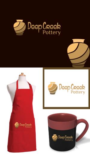 Logo Design by Logo Xtudio for Deep Creek Pottery | Design: #9166639