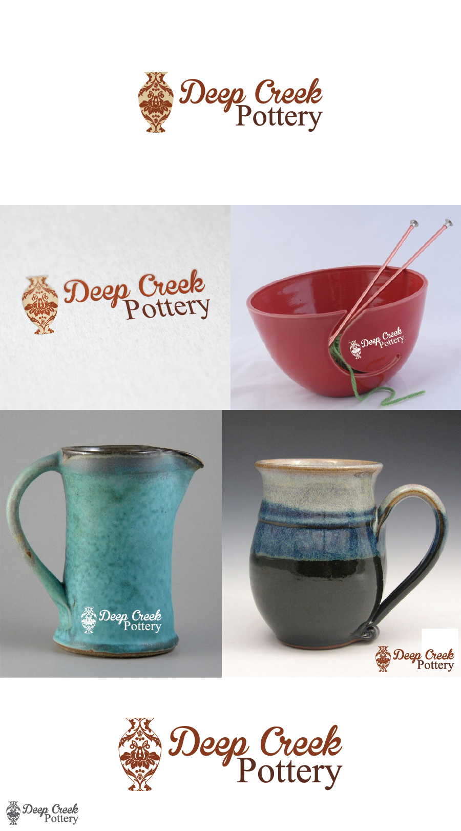 Logo Design by Logo Xtudio for Deep Creek Pottery | Design #9174196