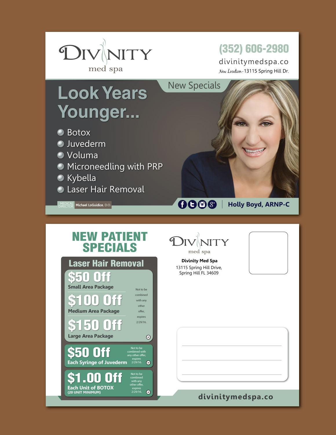 Postcard Design by meet007 for this project | Design #8552320
