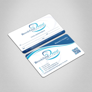 Diseño de Tarjeta de Presentación por INDIAN_Ashok para brookfield dental associates | Diseño: #8529773