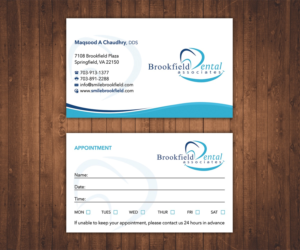 Visitenkarten-Design von Stylez Designz für brookfield dental associates | Design: #8817523