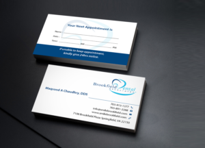 Diseño de Tarjeta de Presentación por Creations Box 2015 para brookfield dental associates | Diseño: #8765890