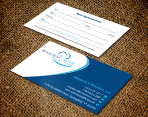Visitenkarten-Design von Brand aid für brookfield dental associates | Design: #9236782