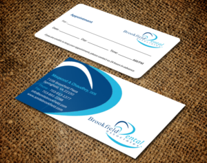 Visitenkarten-Design von Brand aid für brookfield dental associates | Design: #9236792