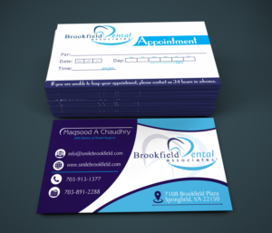 Business Card Design by Creativ Houz for brookfield dental associates | Design: #8769801
