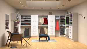 Closet Rendering for website landing page | Design de Page d'Accueil par ejcx