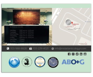Brand New Upscale OOBGYN Office  | Diseño de Postal por elveneclipse