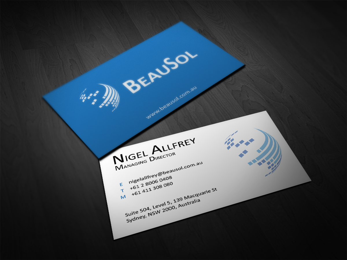 Business Card Design by Cyanide Design for this project | Design #2001178