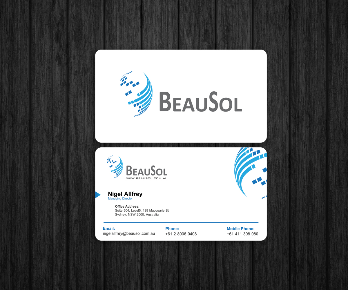 Business Card Design by FutureDesigne for this project | Design #2011873