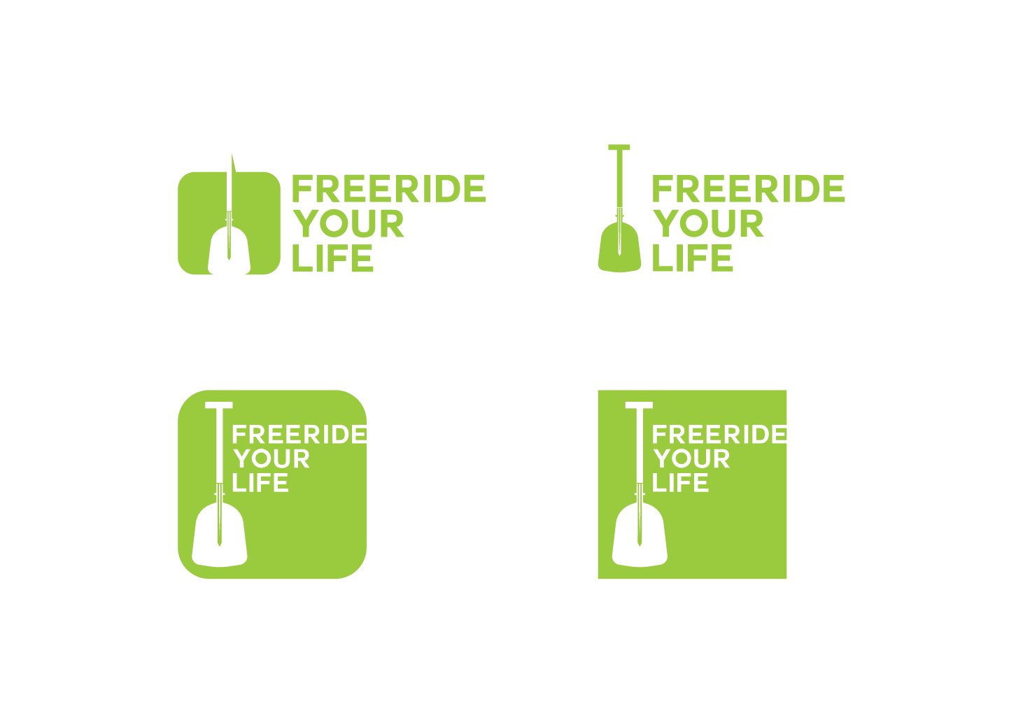 Logo Design by art by SUGU for Freeride Your Life | Design #8537759