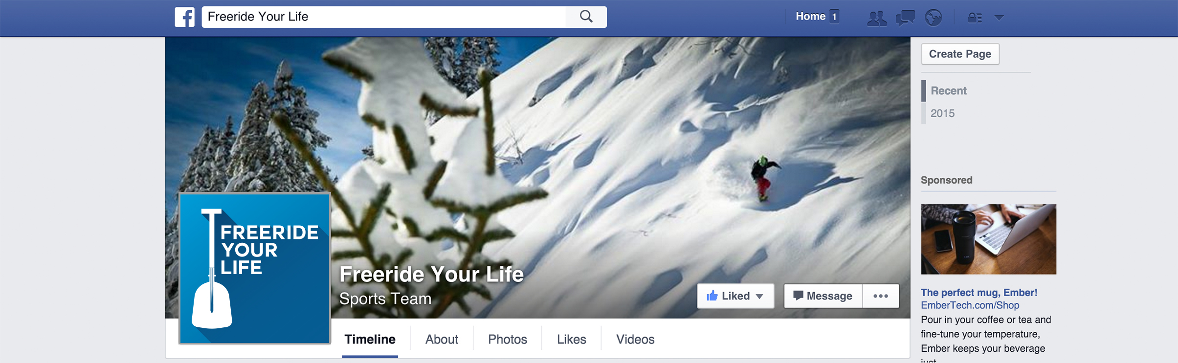 Diseño de Logo por art by SUGU para Freeride Your Life | Diseño #8765236